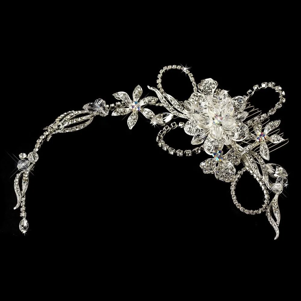 Couture Eye-catching, Elegant Swarovski Crystal Bridal Comb