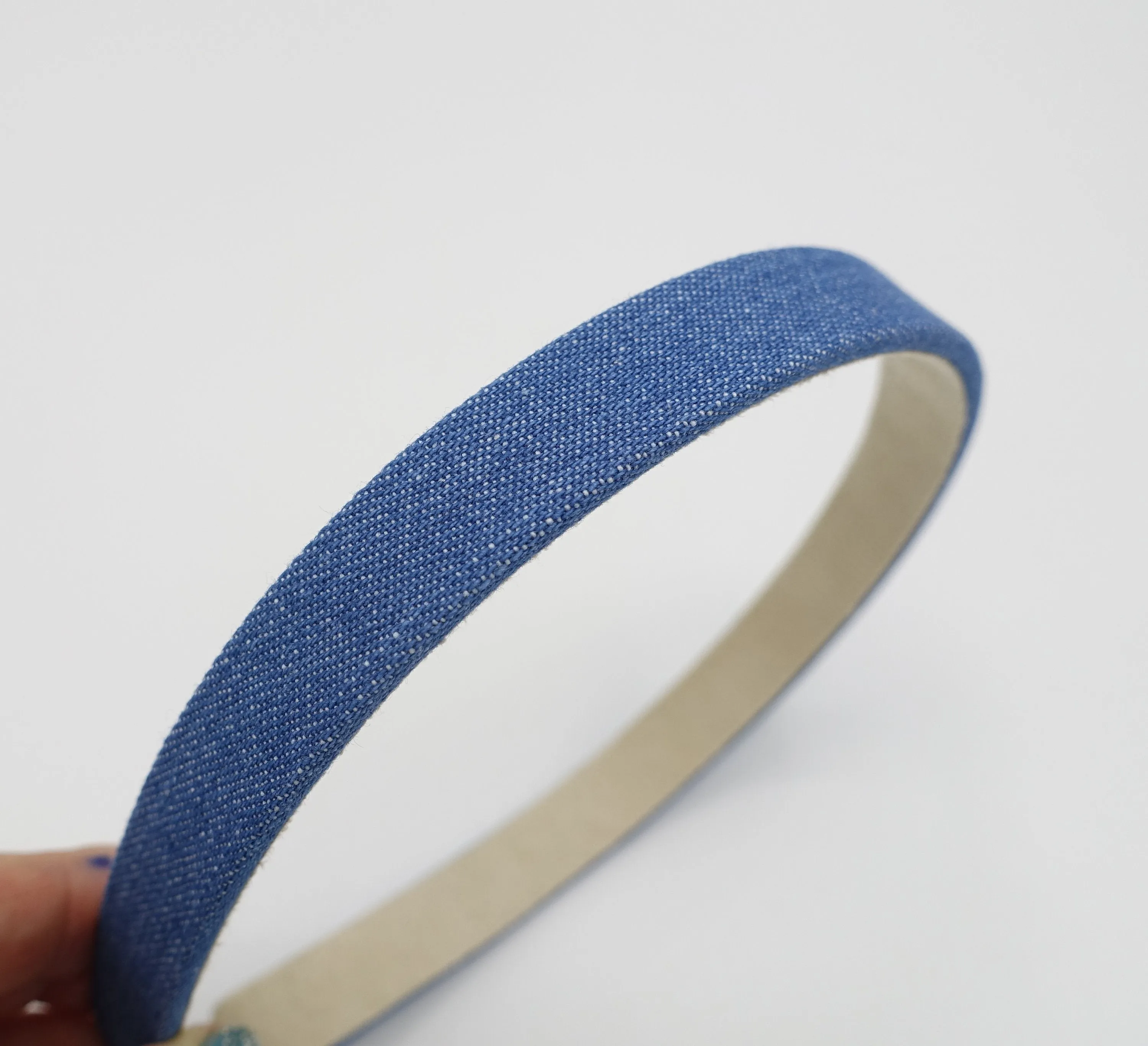 daily headband denim narrow hairband for women