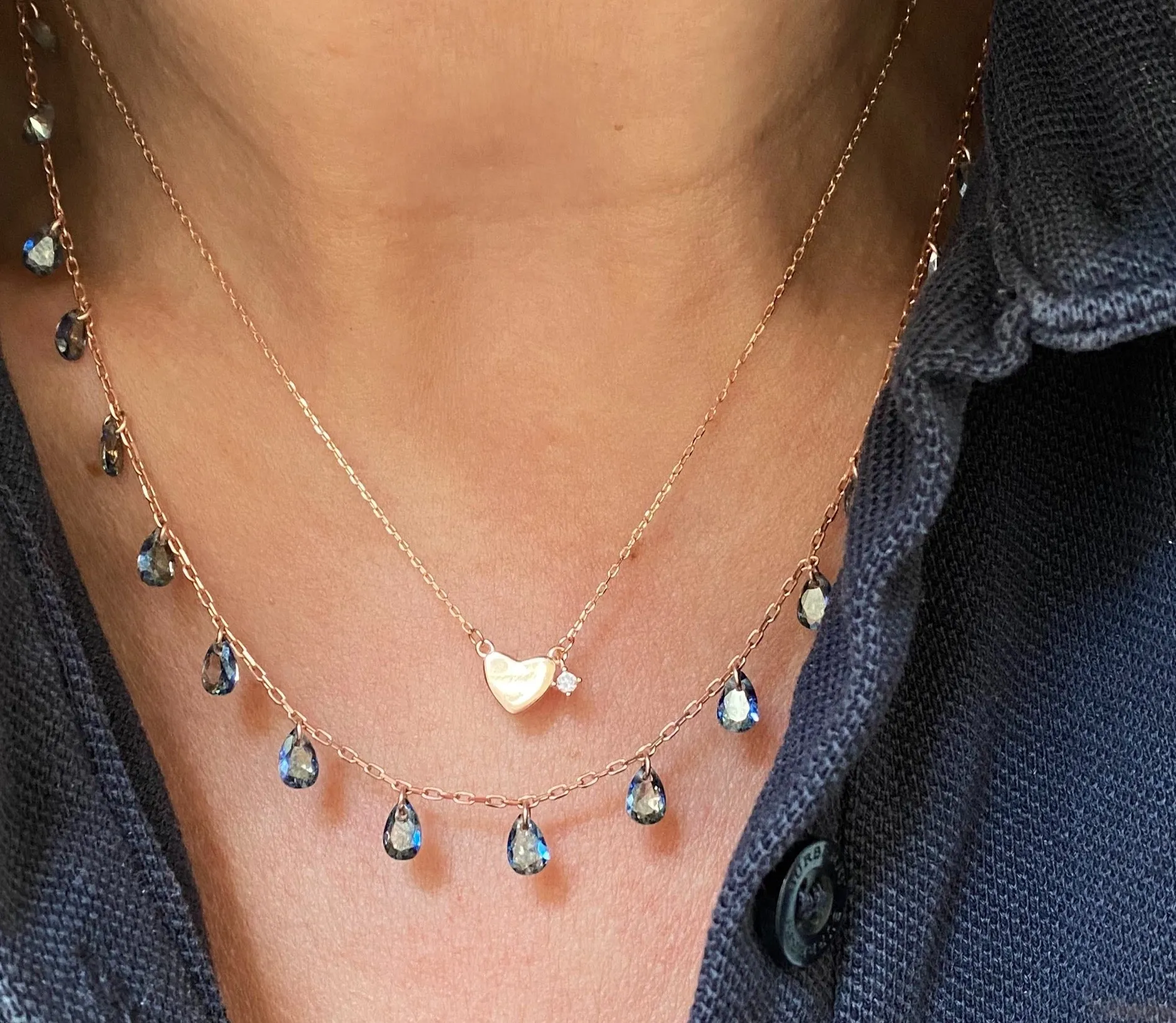 Dainty heart necklace