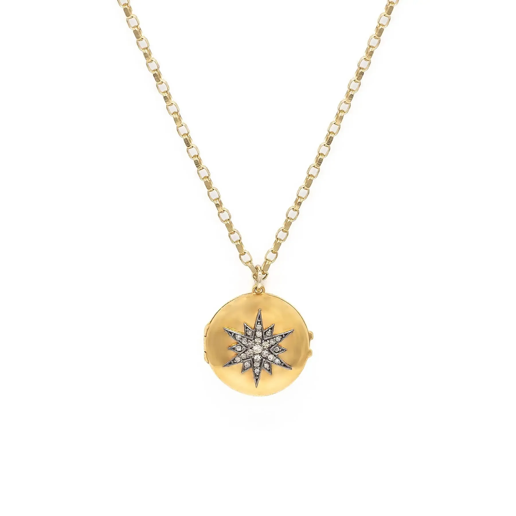 Diamond Guiding Star Locket