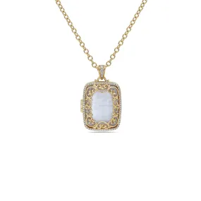 Diamond Locket Pendant Necklace