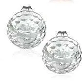 Disco Ball Faceted Crystal Stud Earrings - Eight Colors!