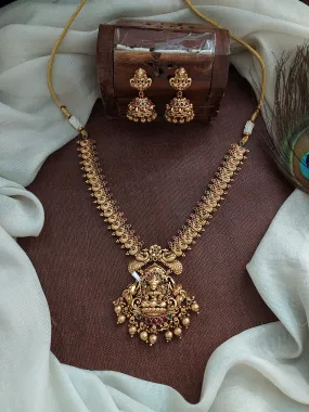 Divine Blessings and Tribal Heritage Lakshmi Ji Nagas Antique Necklace Set