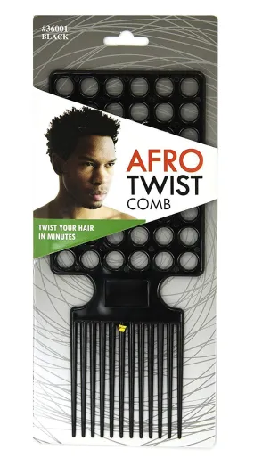 DONNA AFRO TWIST COMB BLACK