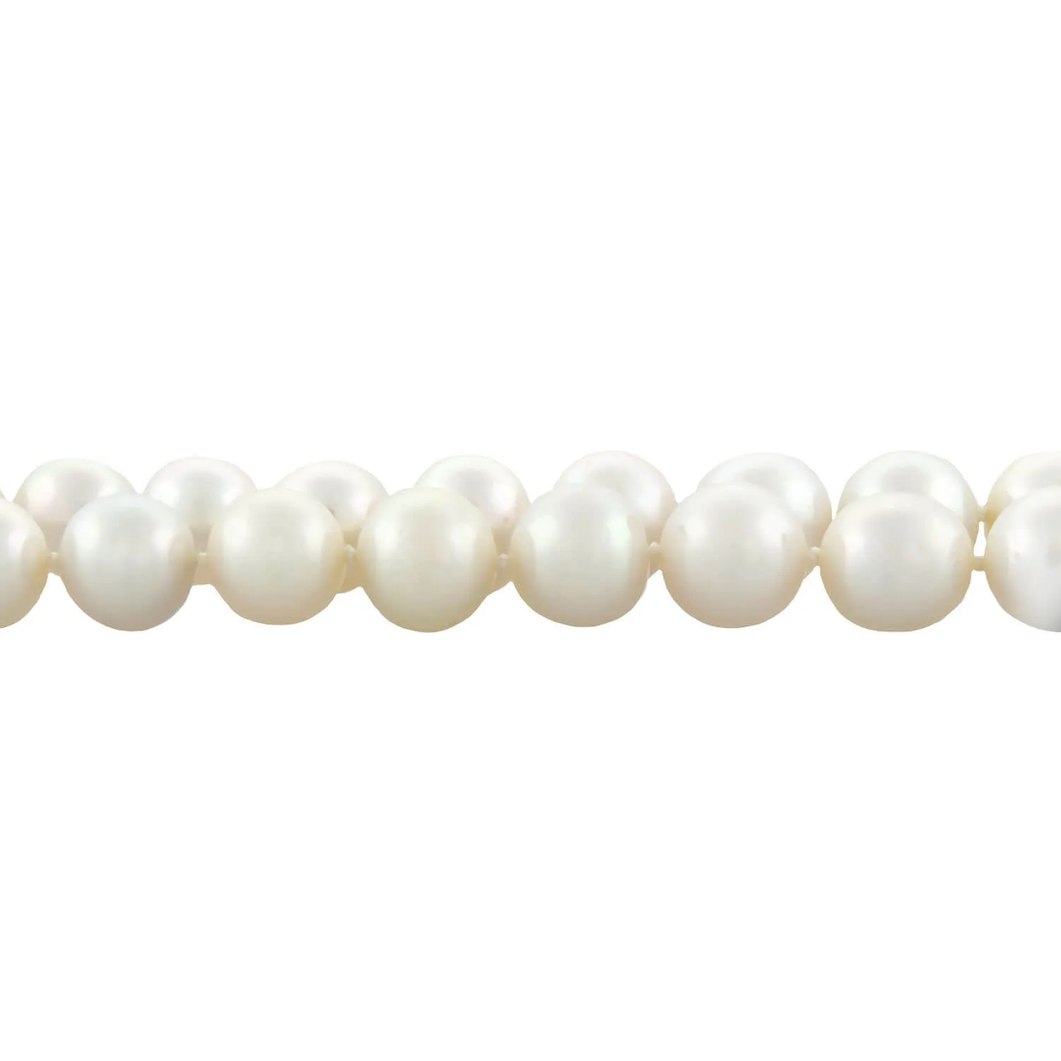 Edwardian South Sea Pearl Necklace with Diamond   Ruby Clasp