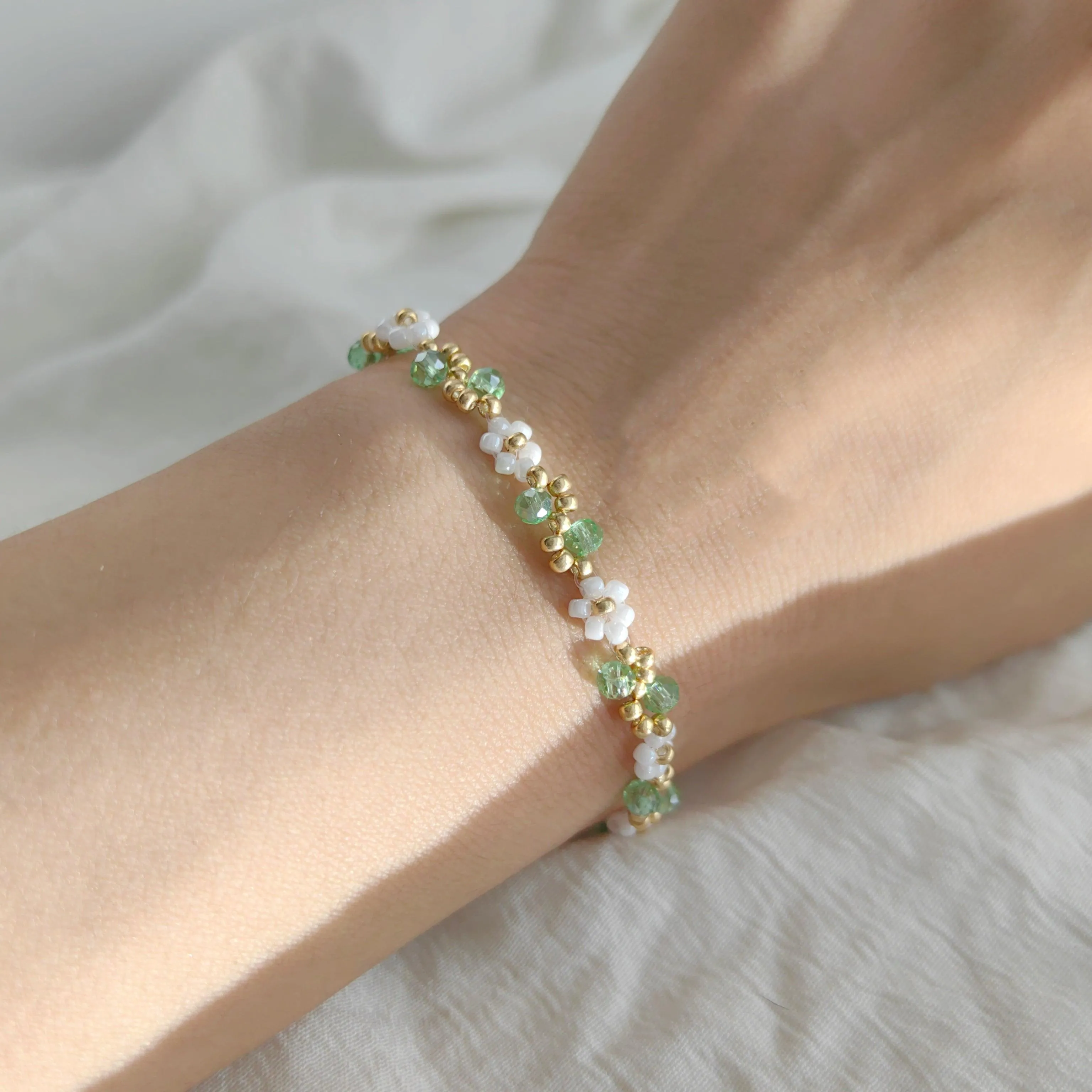 Emerald Crystal Bracelet