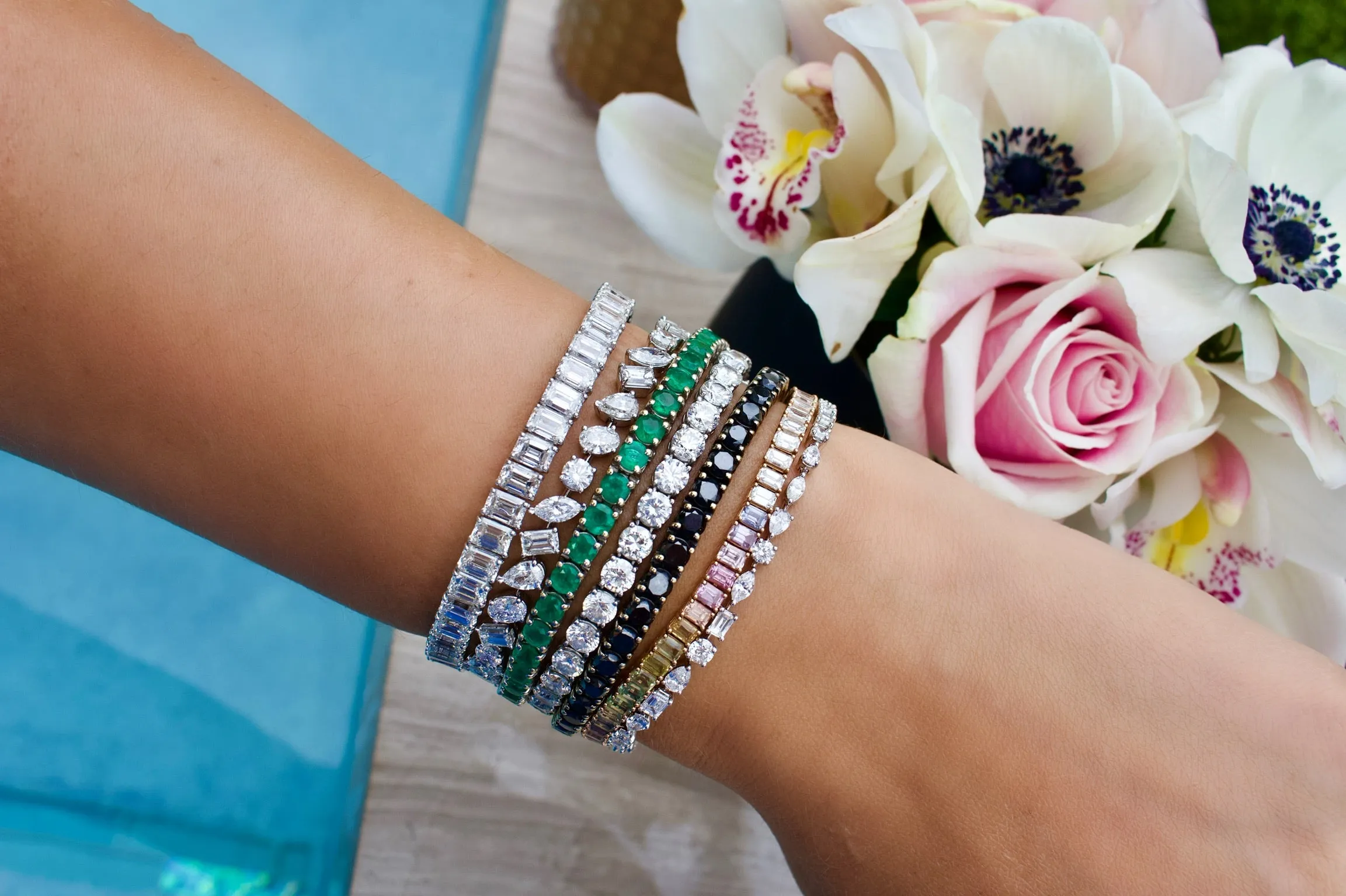 Emerald Tennis Bracelet