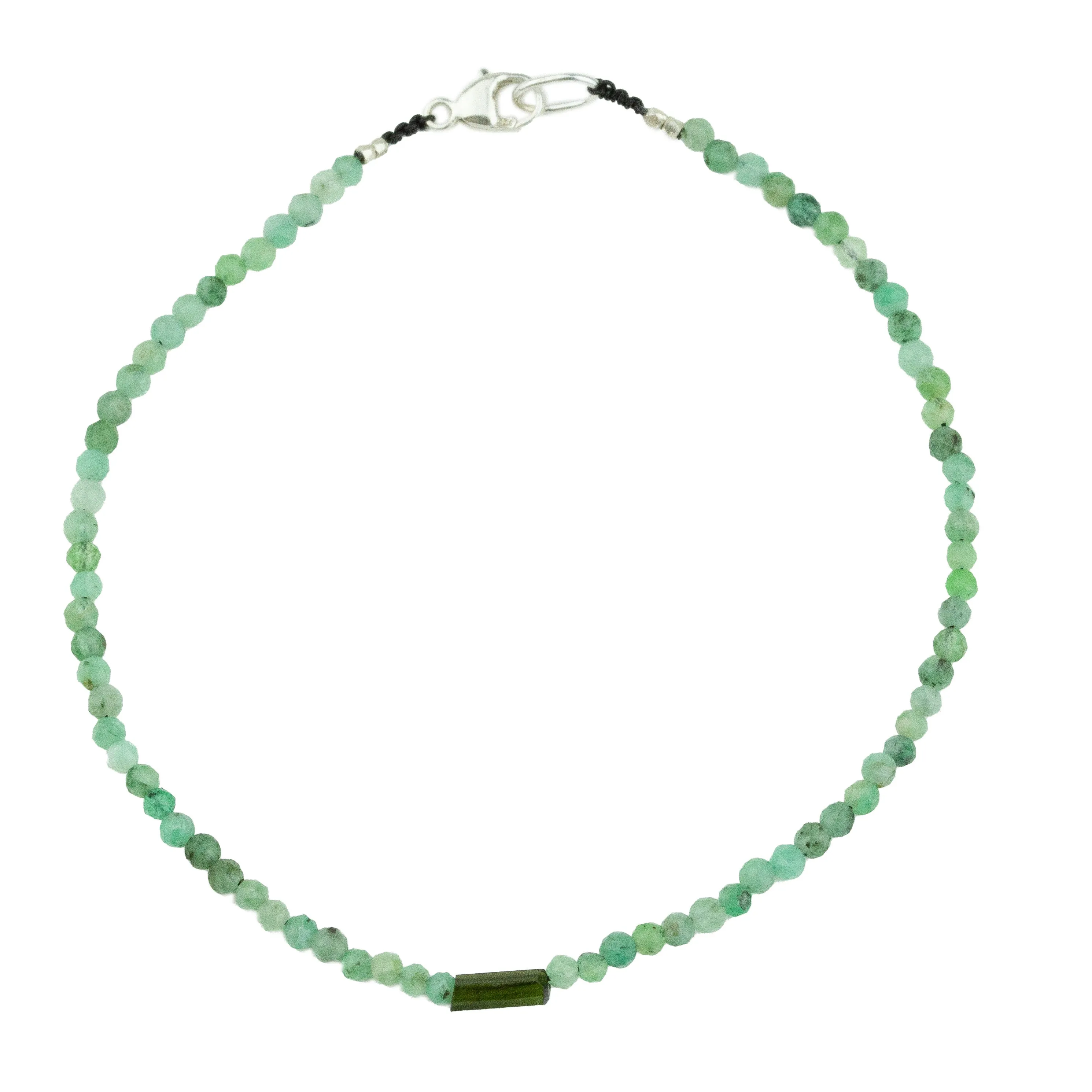 Emerald   Tourmaline Bracelet