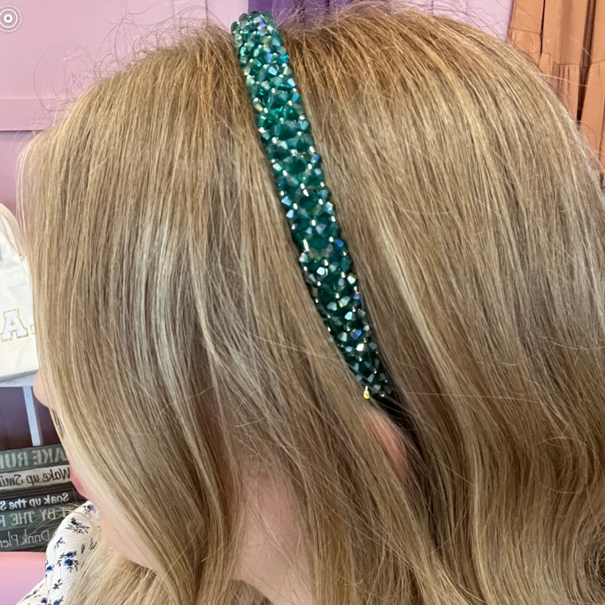 Esmeralda Bling Crystal Headband