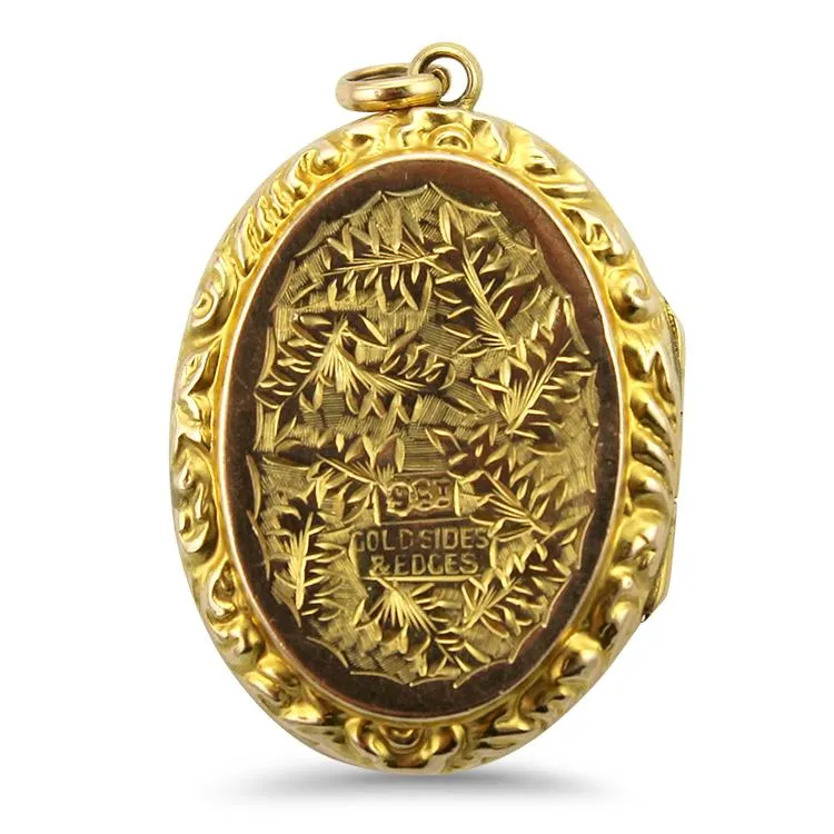 Estate Engraved Locket