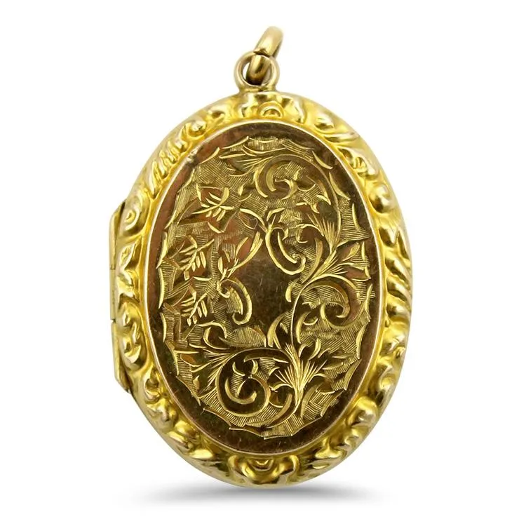 Estate Engraved Locket