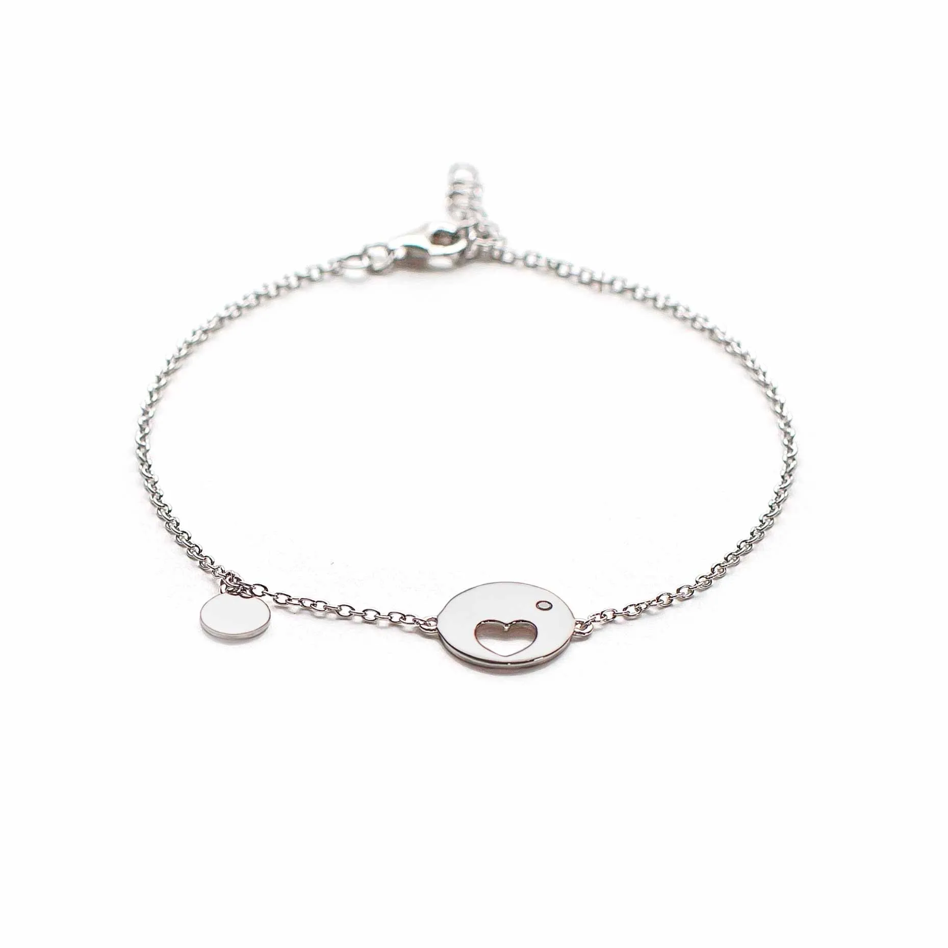 Eudora - Love & Hugs Token - Sterling Silver Bracelet