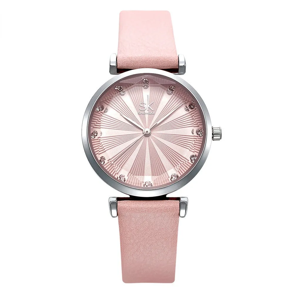 Fashion Women's Watch Creative Simple Temperament Women's Watch Belt Style