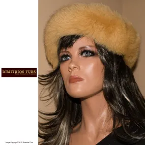 Fur Headband - Golden Fox with Short Nap Fur