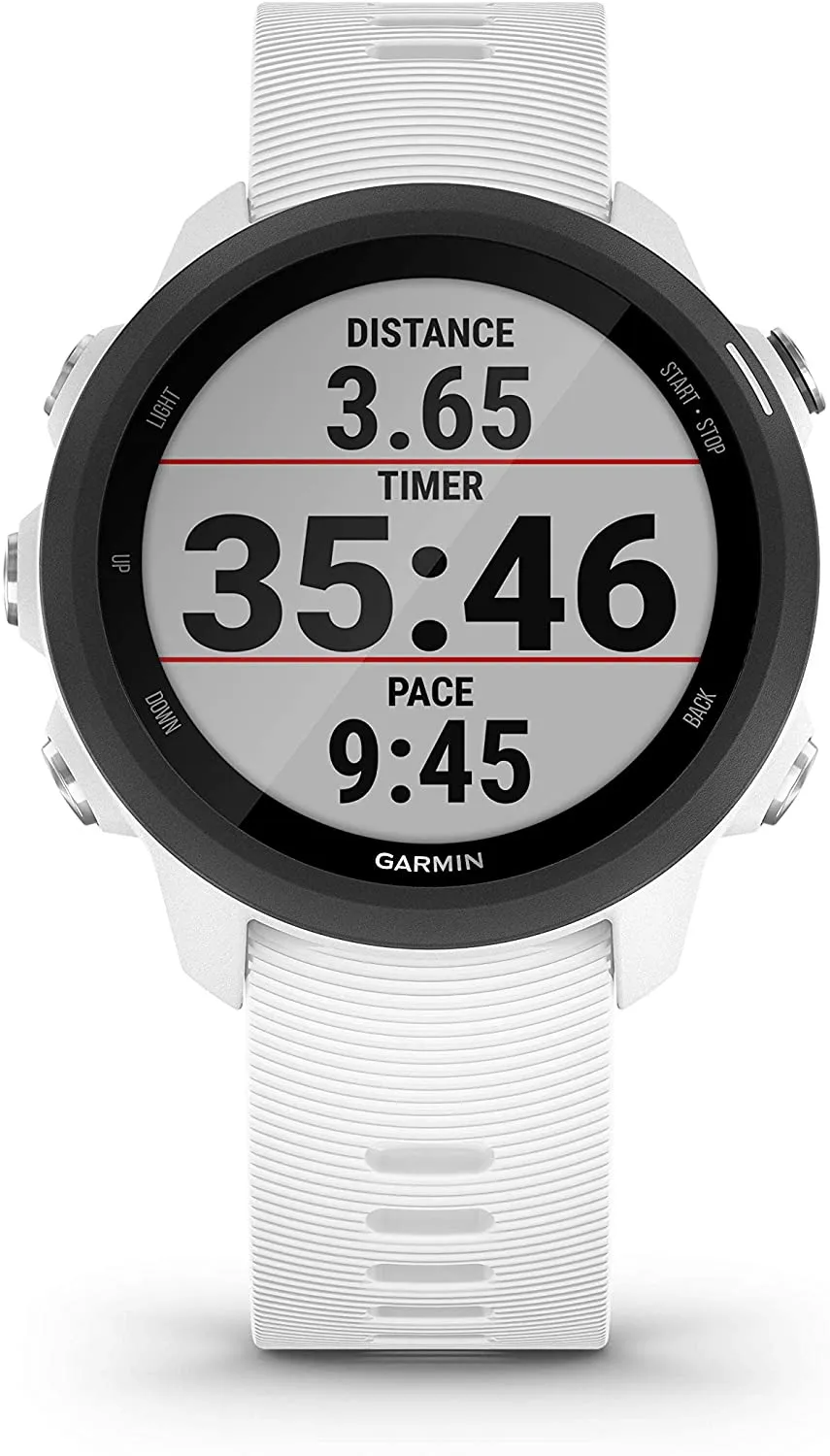 Garmin Forerunner 245 GPS Running Smartwatch (010-02120-21, Lime/Orange/Red)