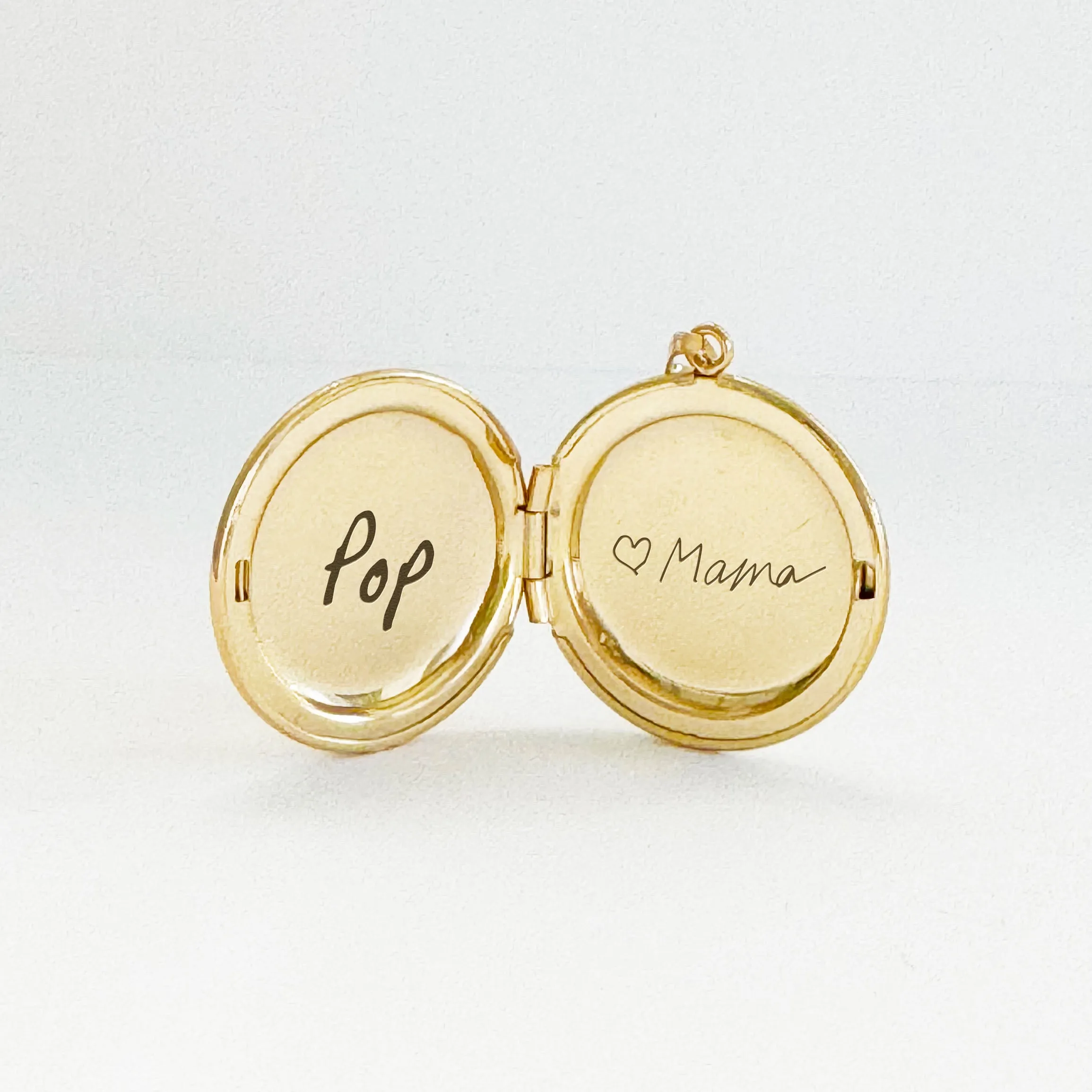 Gold Filled Medium Silhouette Locket