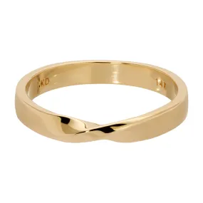 Gold Mini Twisted Band (ready to ship option)*