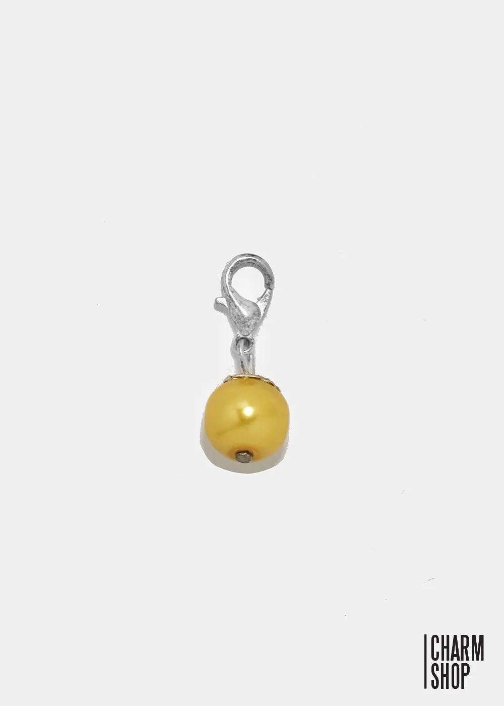 Gold Pearl Dangle Charm