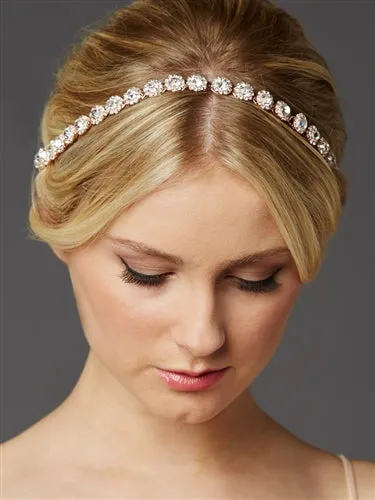 Gorgeous Sparkling and Beautiful Slender Crystal Bridal Headband