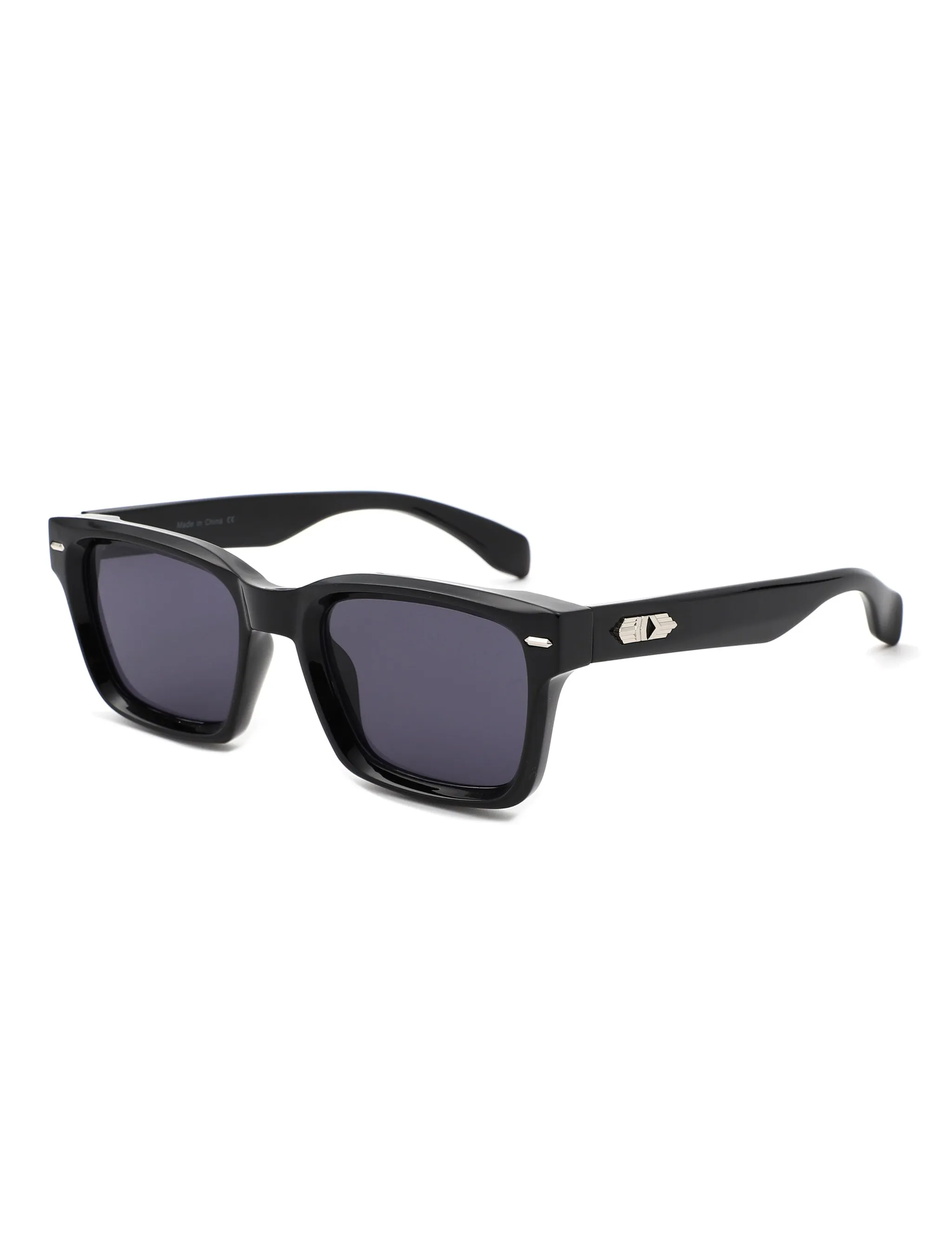 Greuqua - Vintage Square Flat-Top Sunglasses