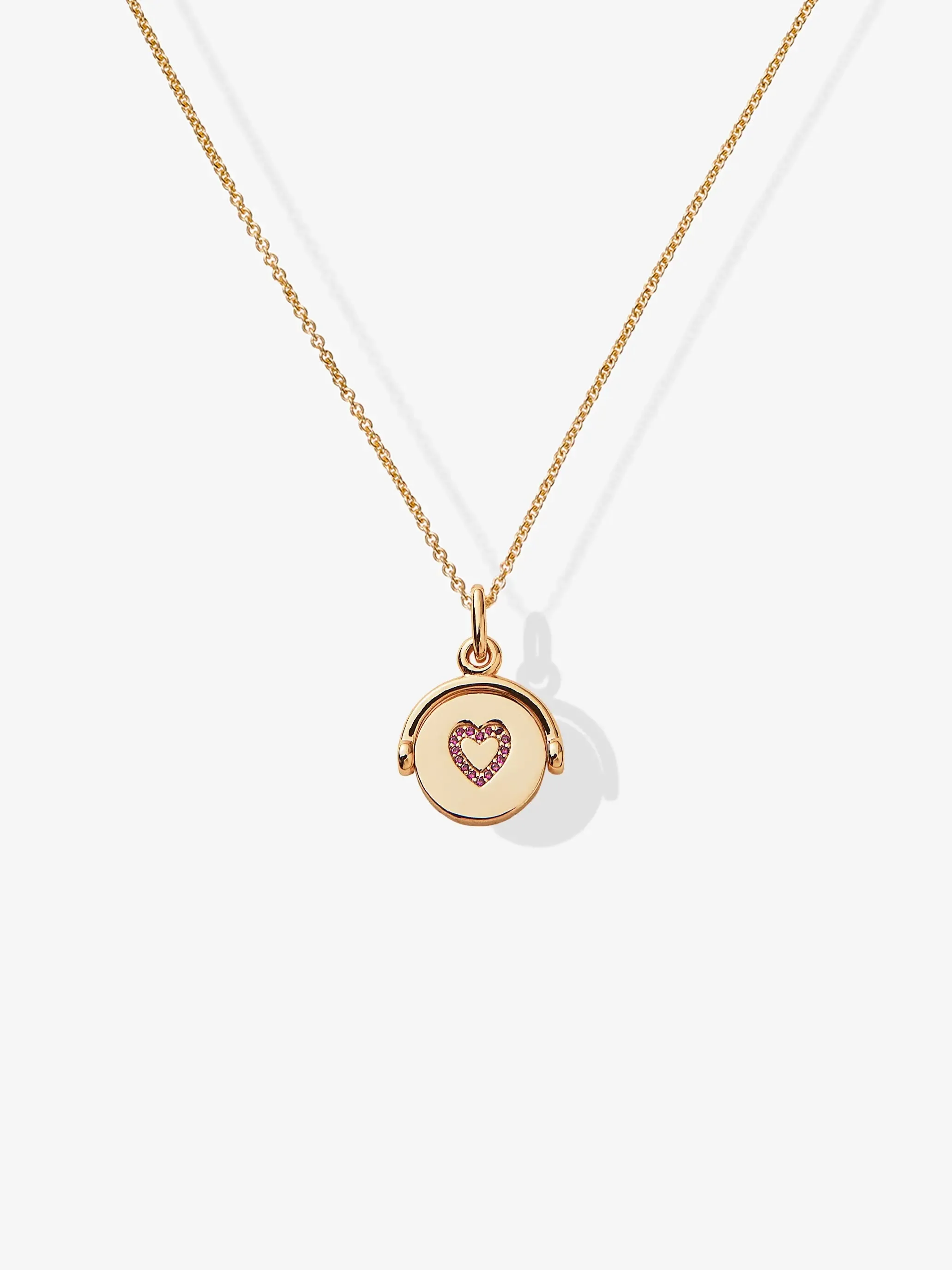 Heart Spinner Necklace