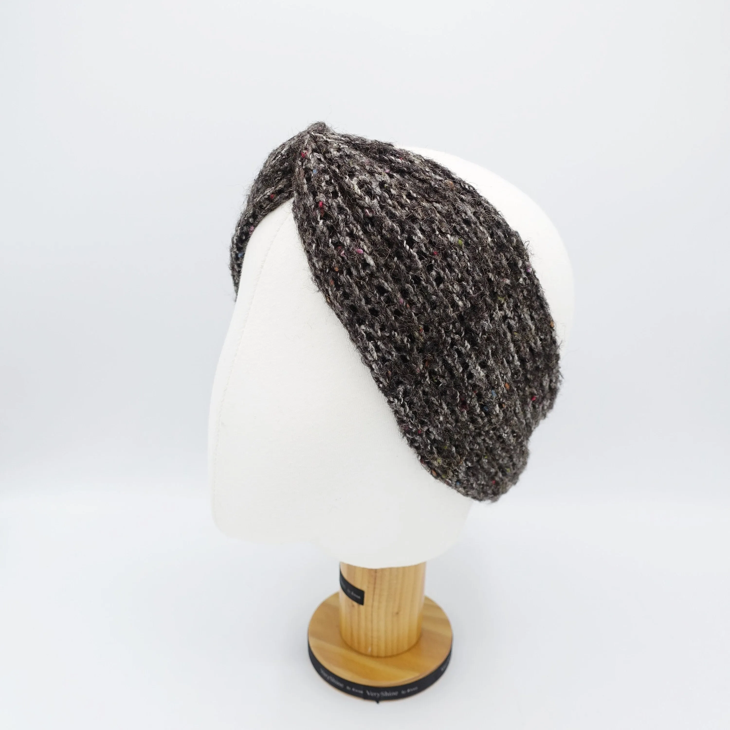 heathered knit headband turban hair accessory Fall Winter hair accessory for women