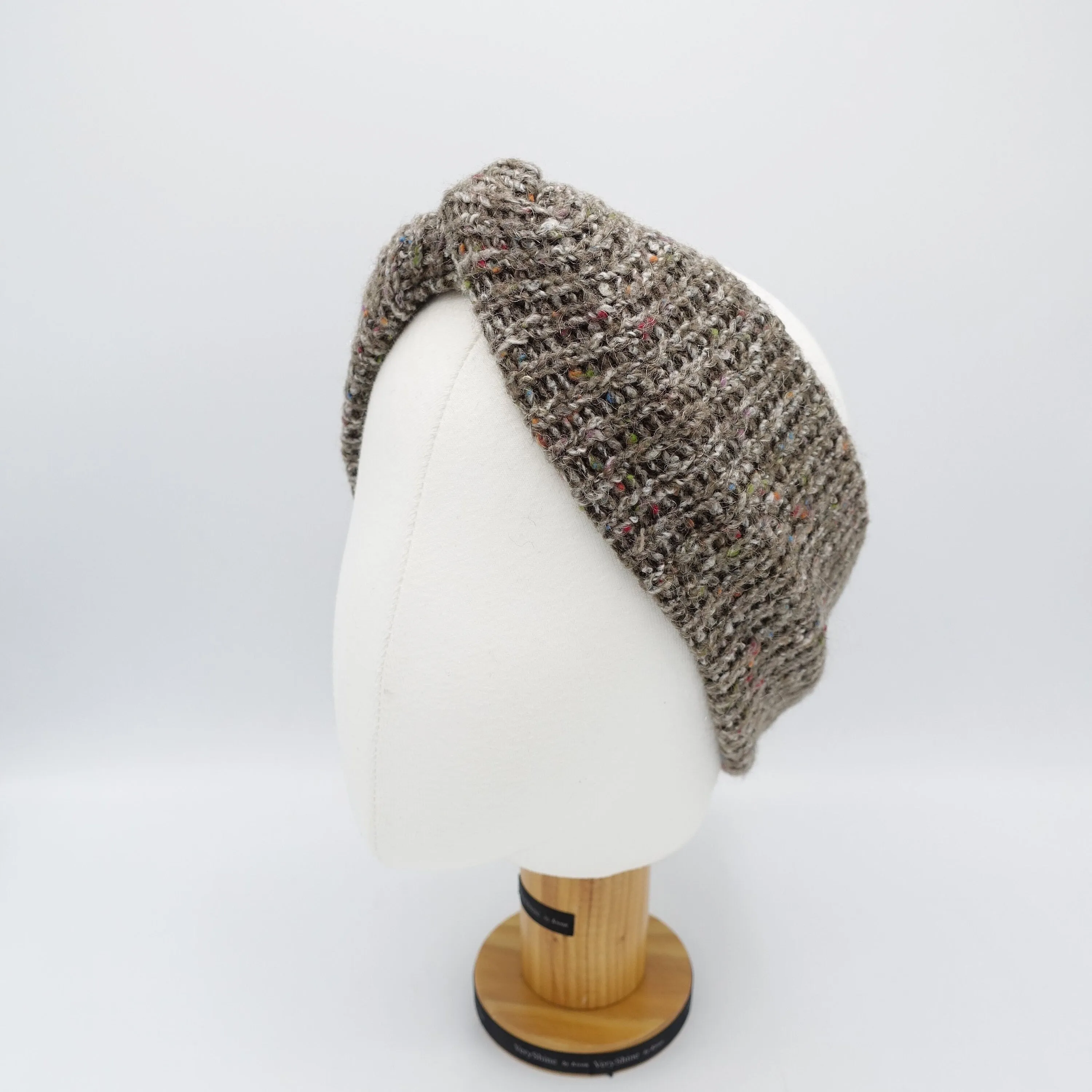 heathered knit headband turban hair accessory Fall Winter hair accessory for women