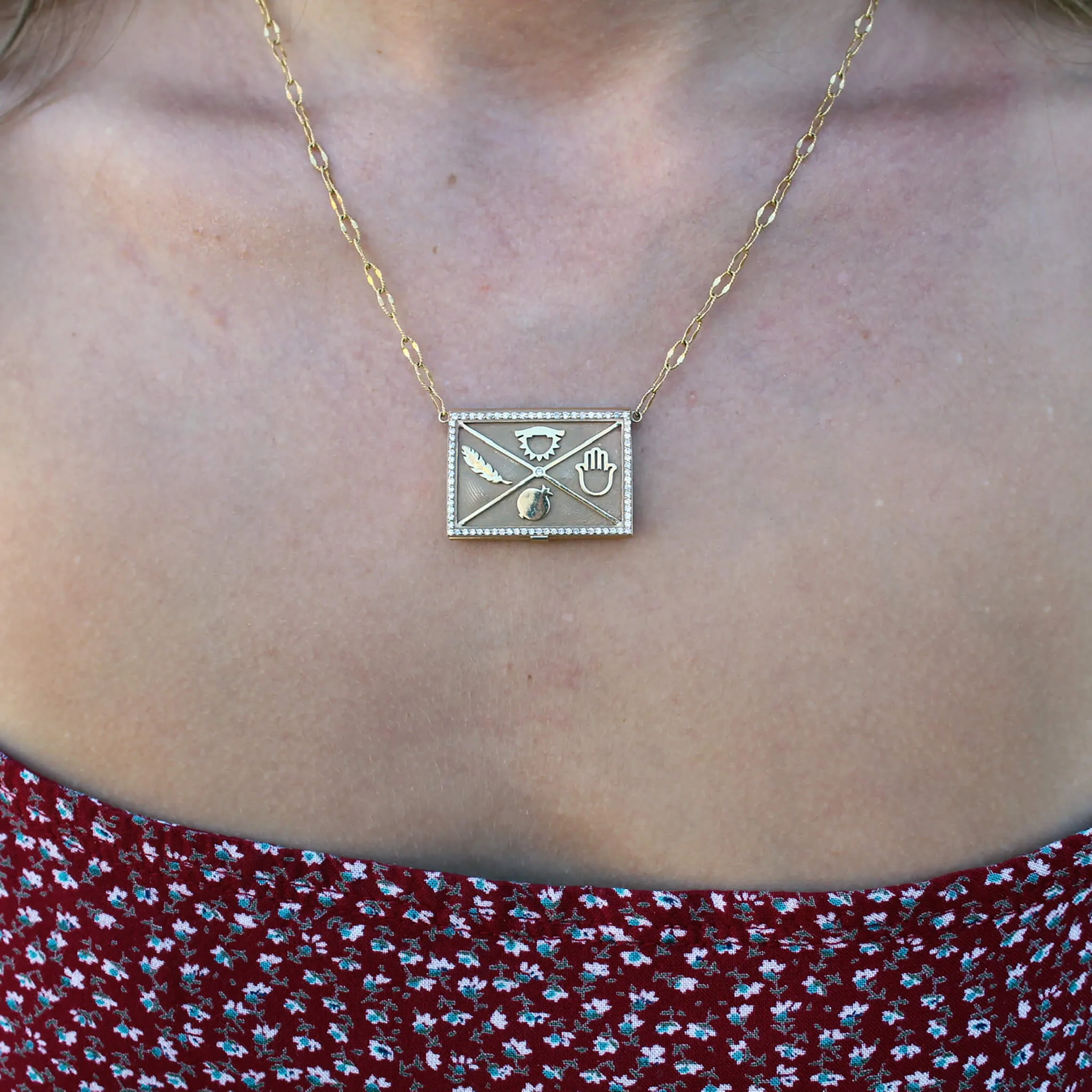 Hieroglyphics Locket