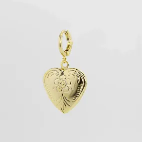 Holding Memory Heart Charm