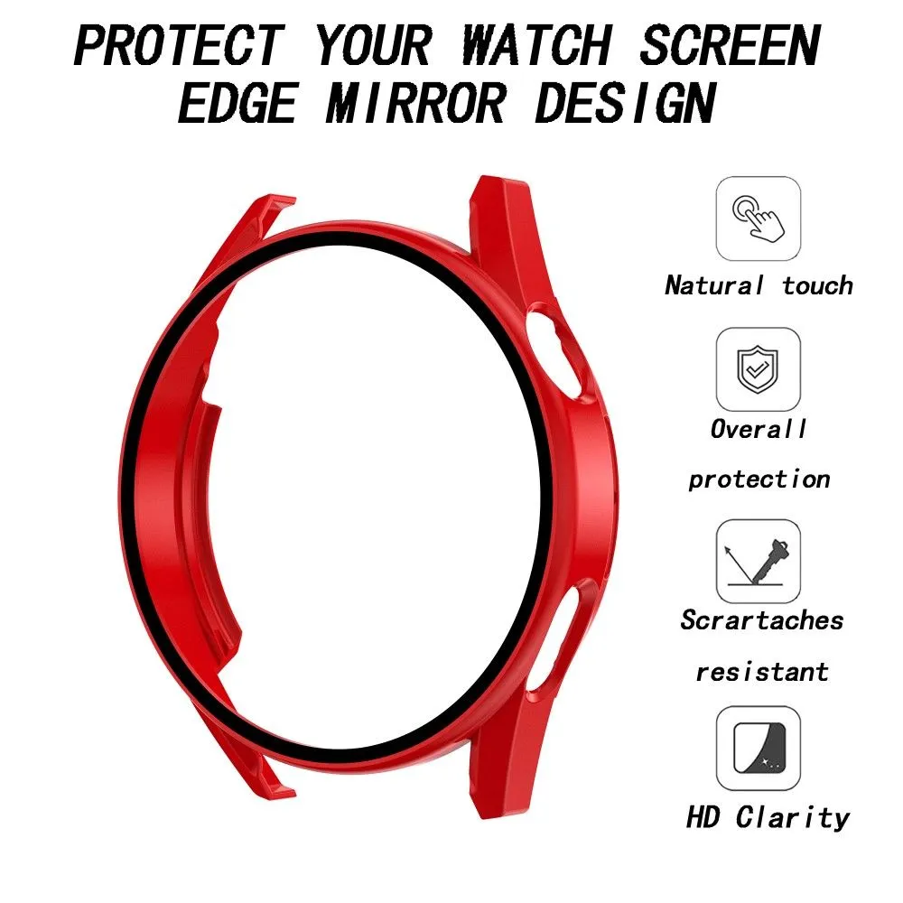 Huawei Watch GT 3 (46mm) electroplating frame with tempered glass - Red