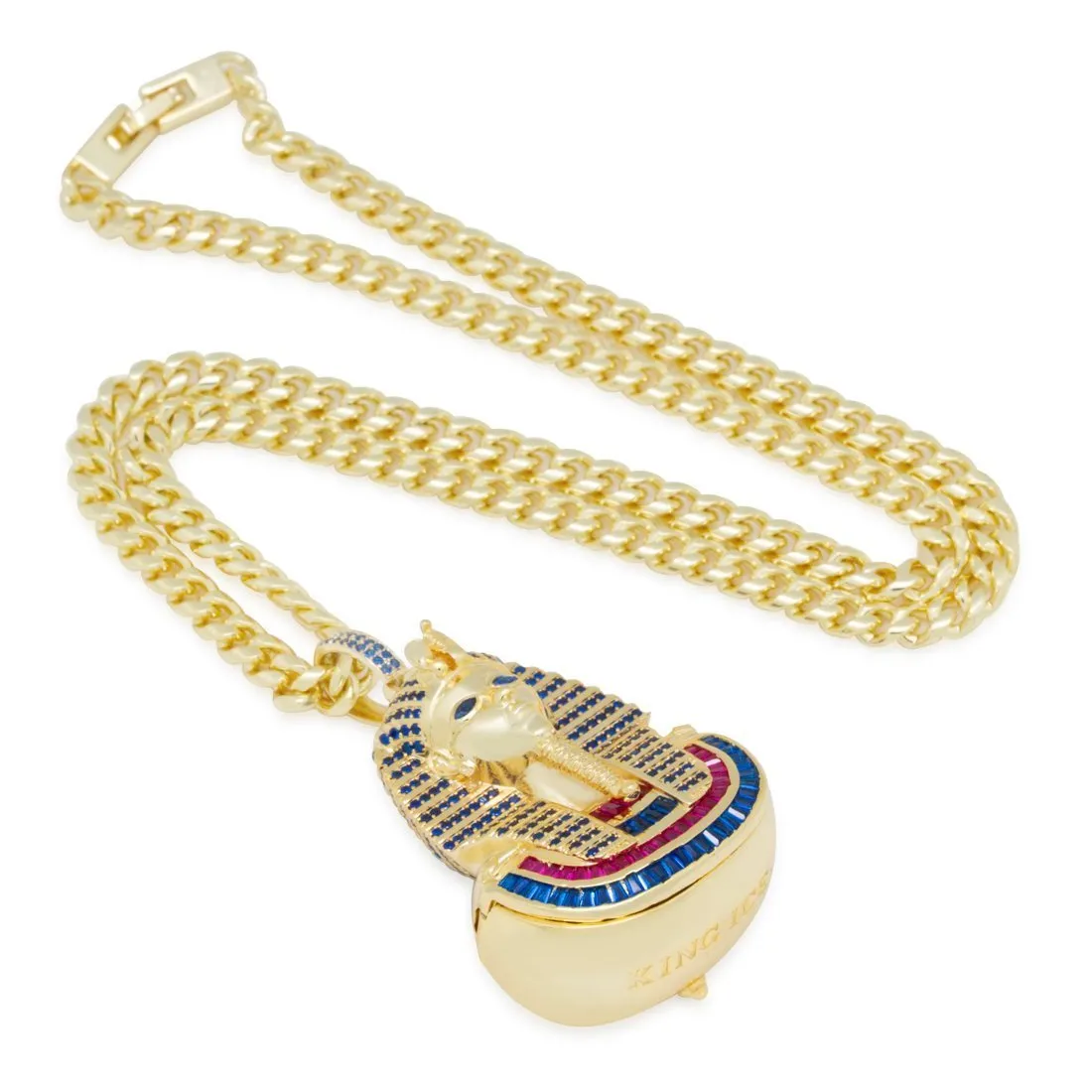 Iced Secret Stash King Tut Necklace