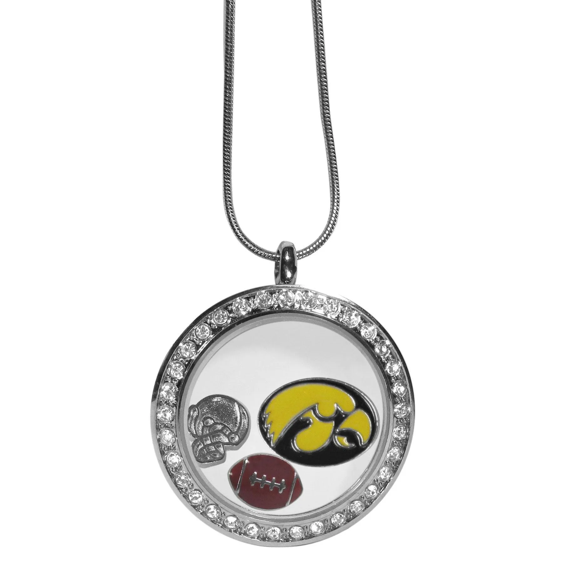 Iowa Hawkeyes Locket Necklace