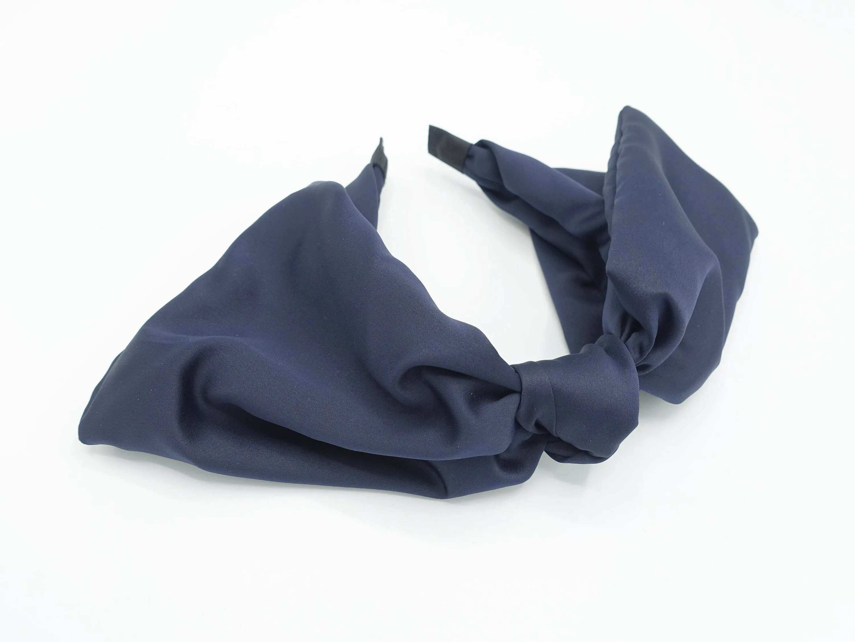 Jumbo satin bow headband wide hairband unique women hair accessory