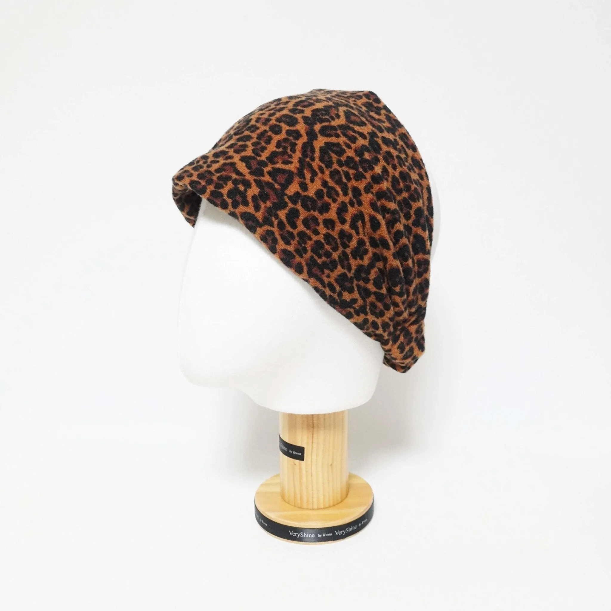 leopard print headwrap fashion elastic headband for women