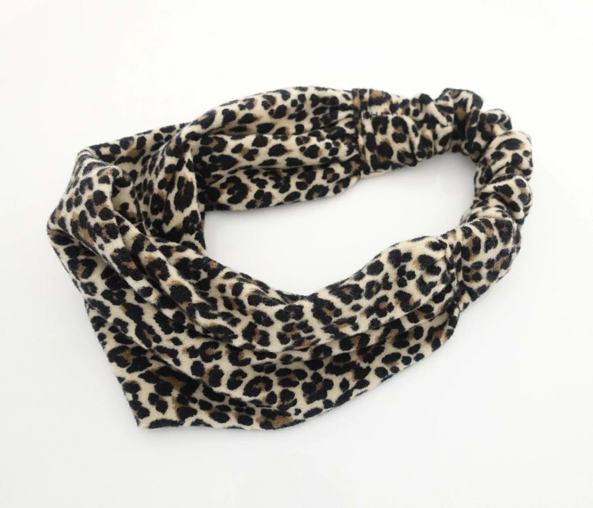 leopard print headwrap fashion elastic headband for women