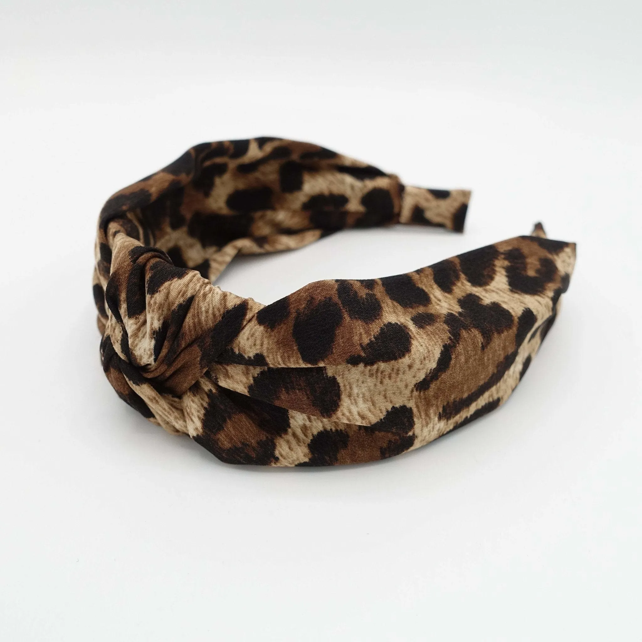 leopard print knotted headband