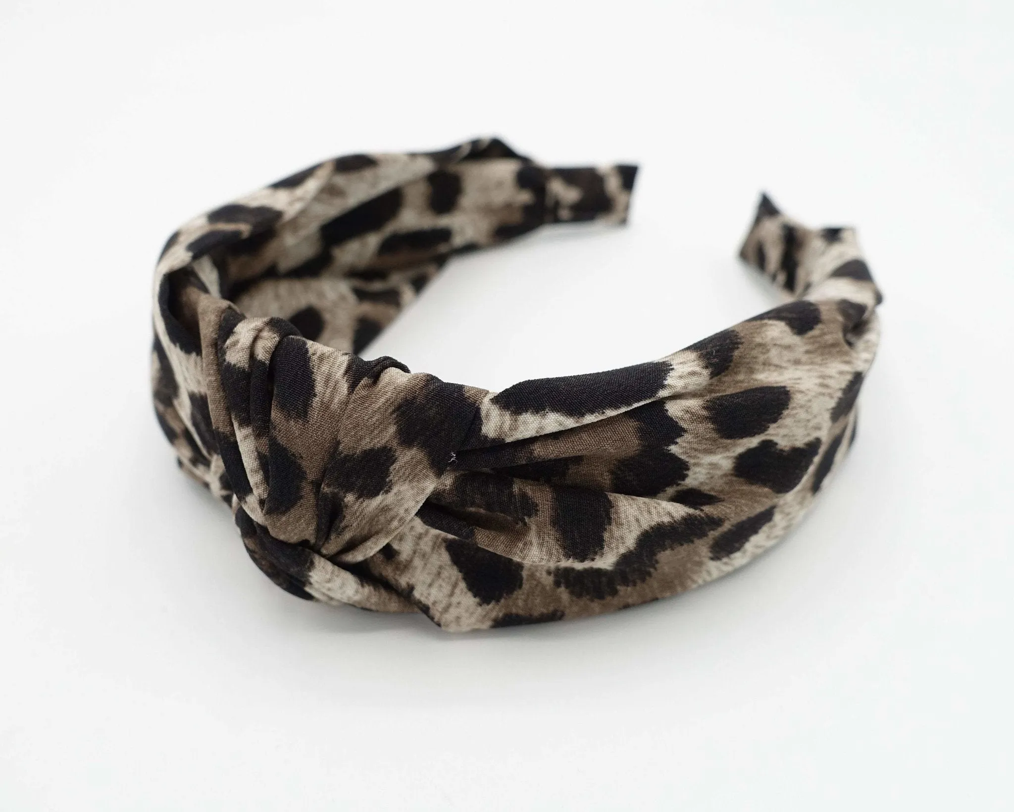 leopard print knotted headband