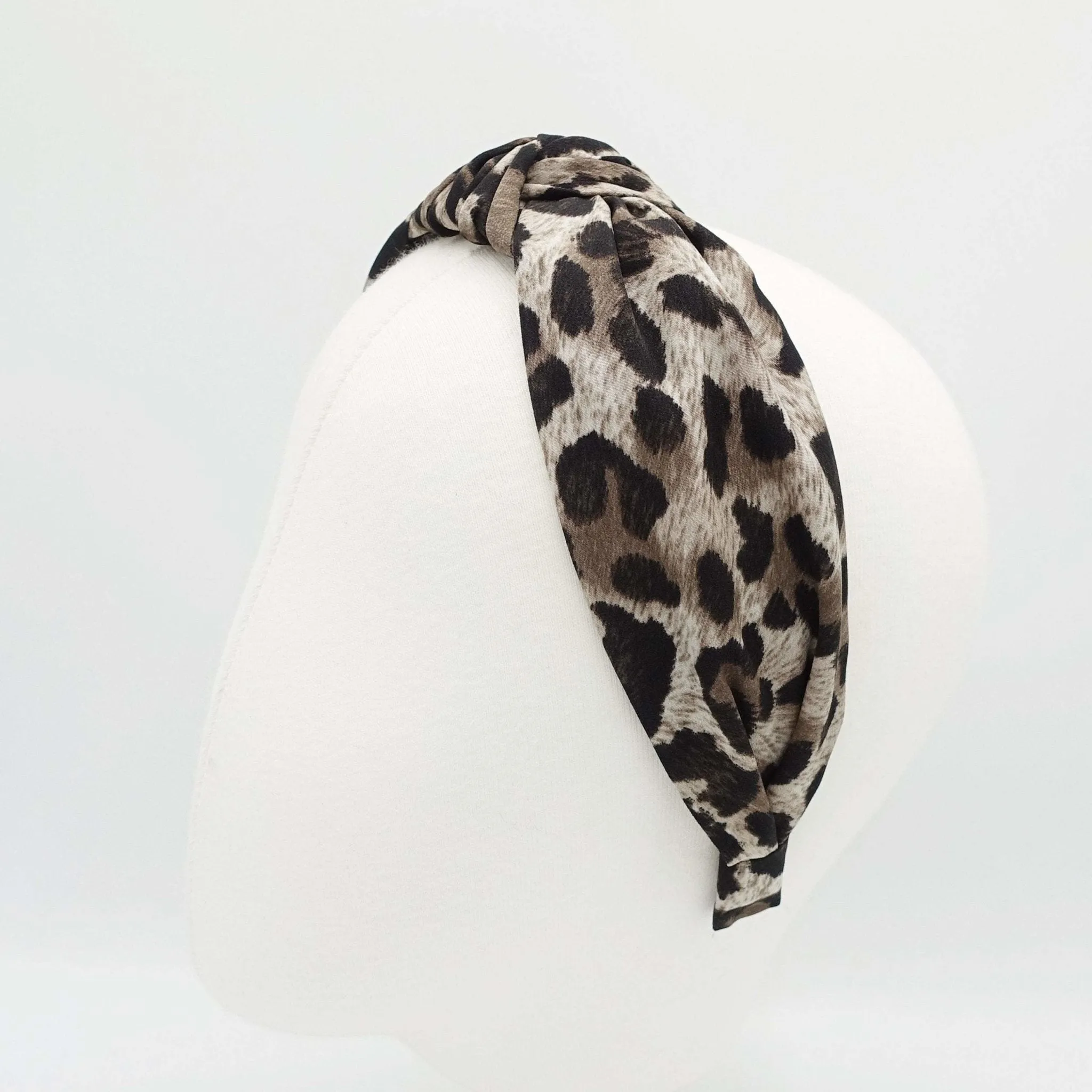 leopard print knotted headband