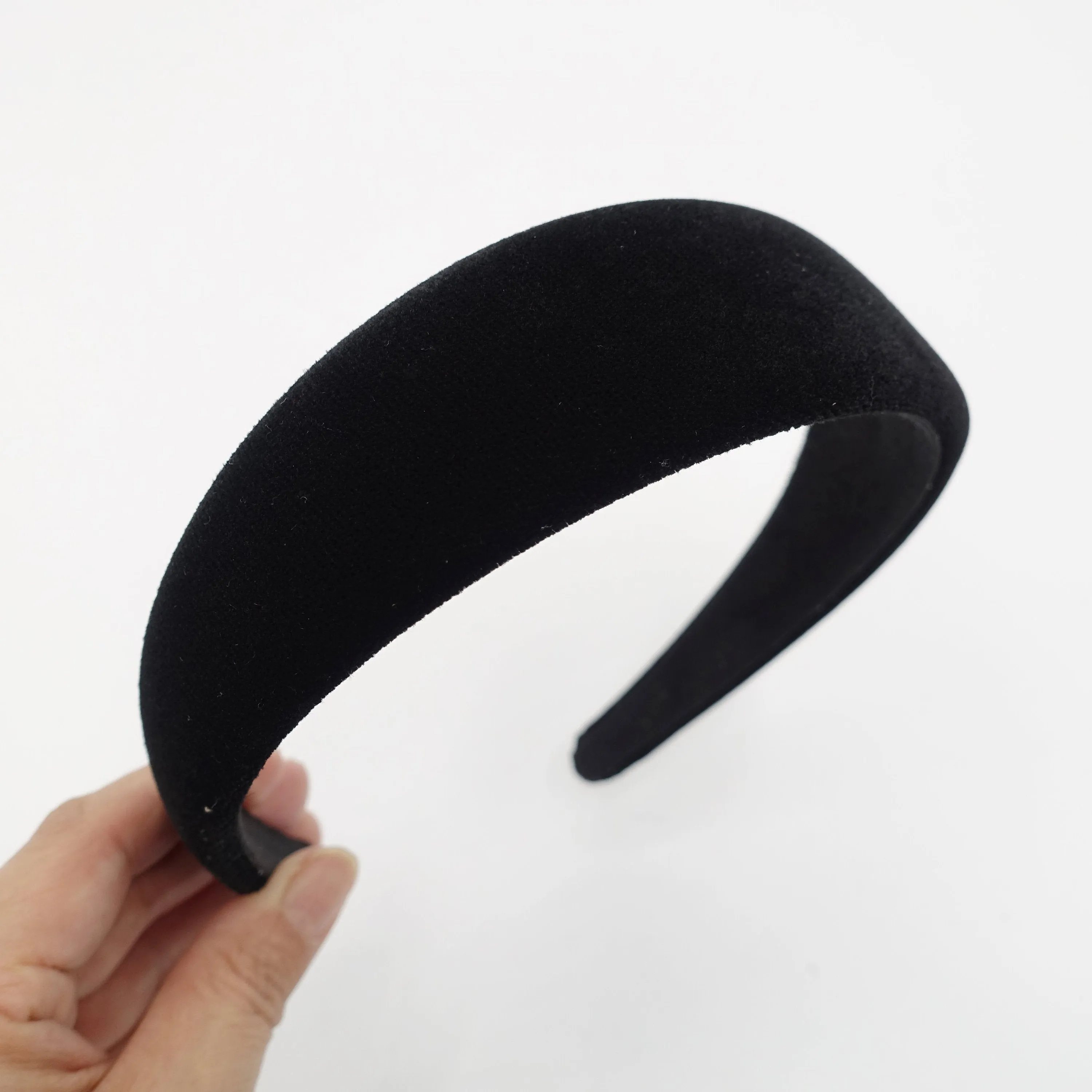 lightly padded velvet headband basic women hairband Fall Winter hair accessory