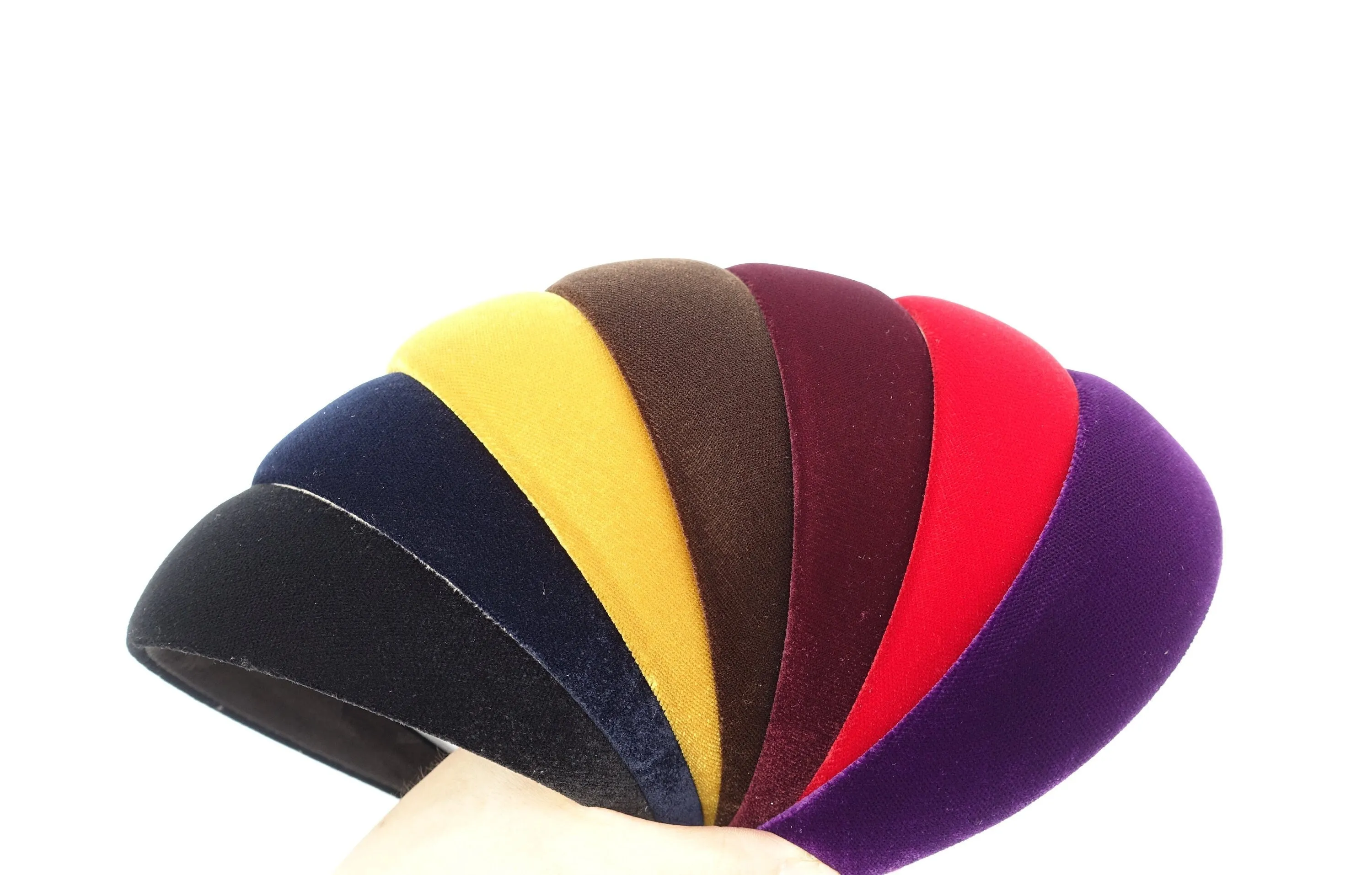 lightly padded velvet headband basic women hairband Fall Winter hair accessory