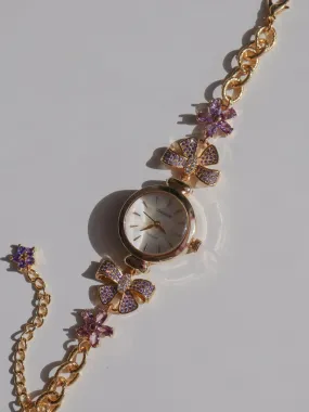 Lila Bow Glow Watch