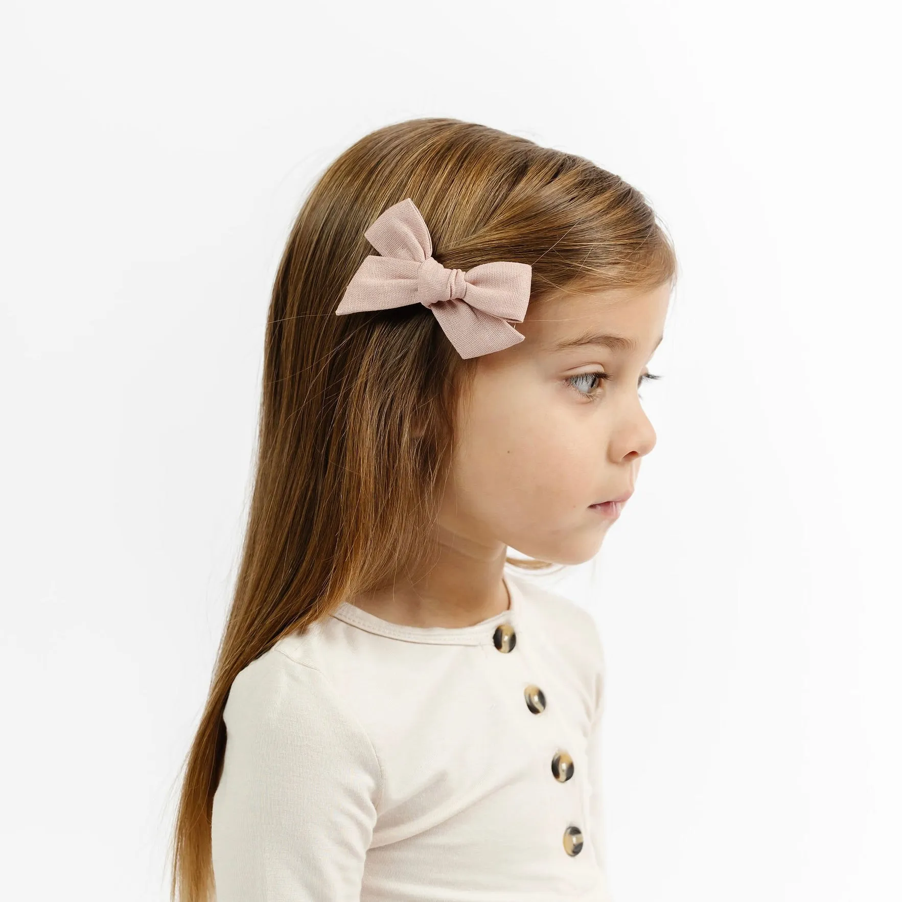 Linen Bow 3 Pack: Ballet Clips