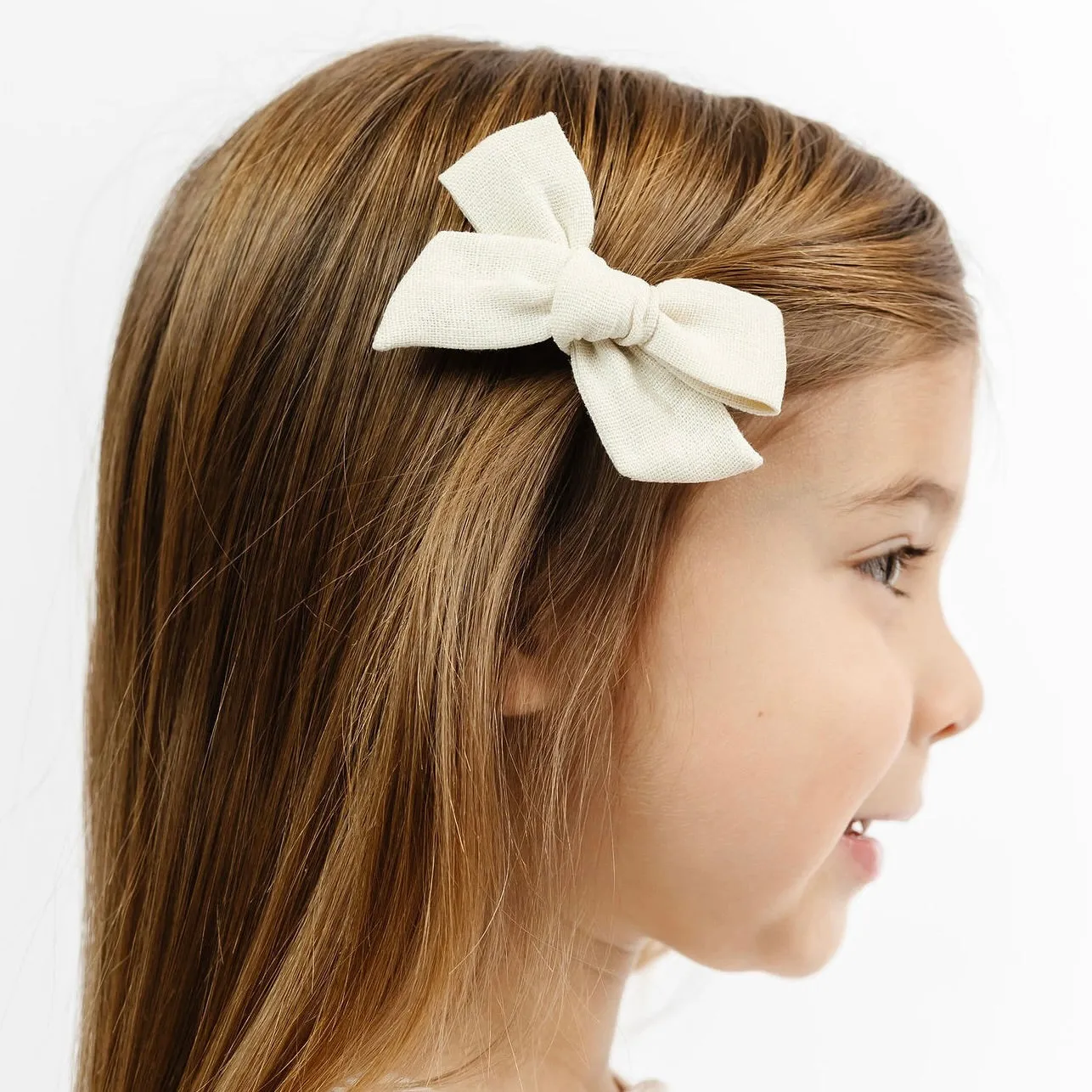 Linen Bow 3 Pack: Ballet Clips