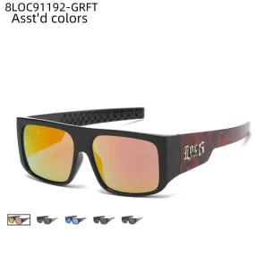 LOCS Wholesale Sunglasses 8LOC91192-GRFT