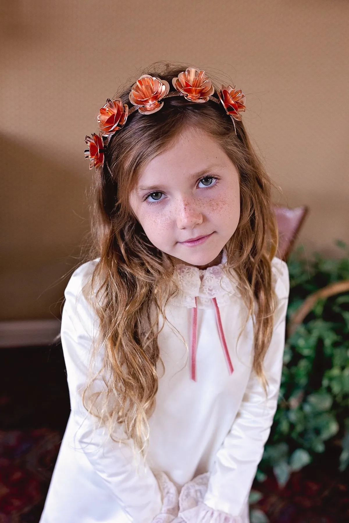 Lonely Roses Headband - Gold