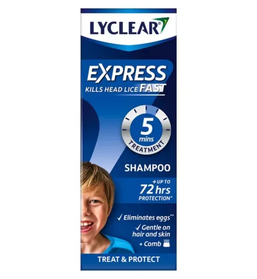 Lyclear Express Treat & Protect Head Lice Shampoo - 200ml