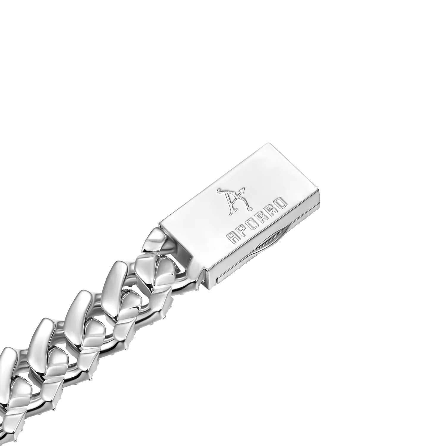 Moissanite Emerald Cut Prong Cuban Link Bracelet