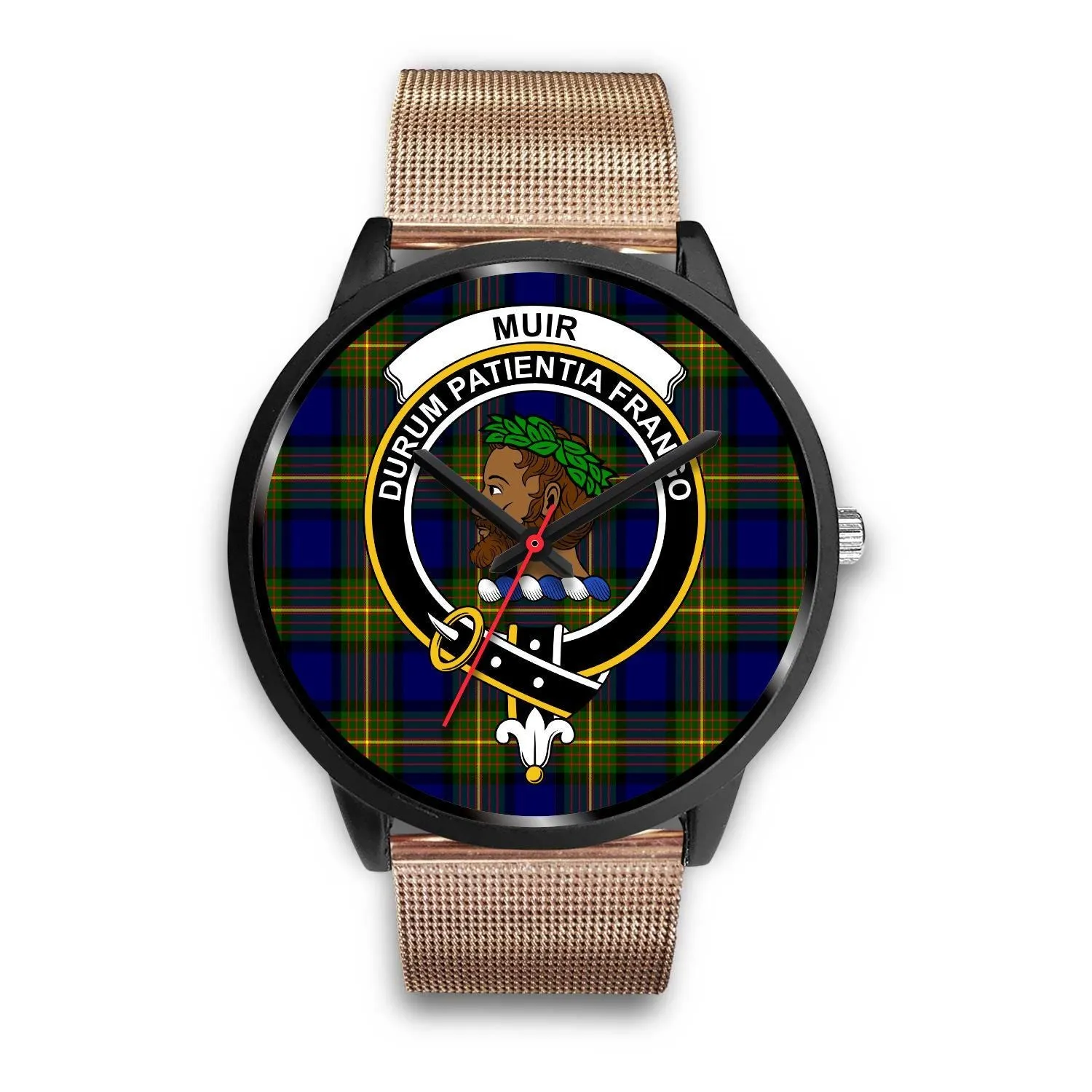 Muir Clan Badge Tartan Black Watch