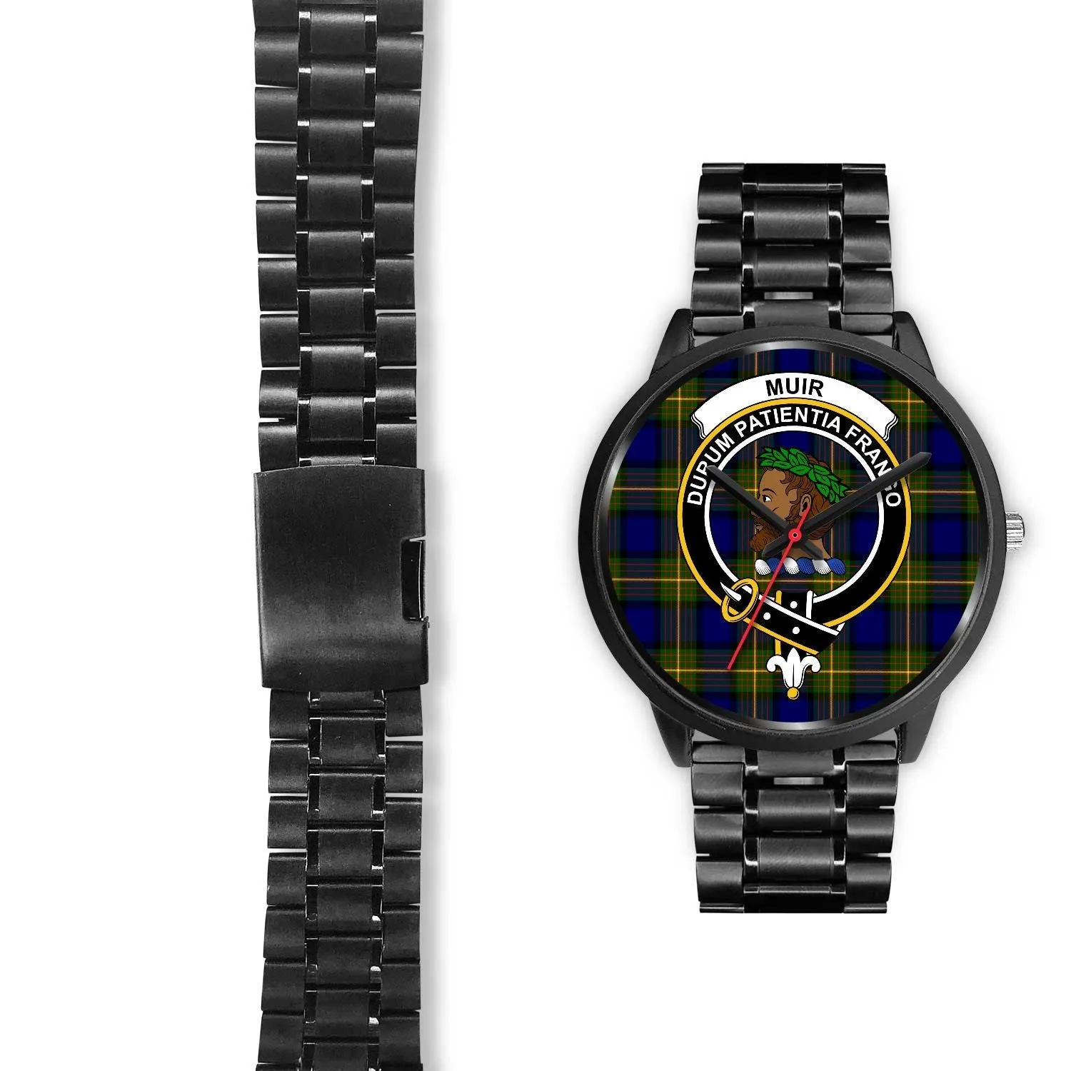 Muir Clan Badge Tartan Black Watch