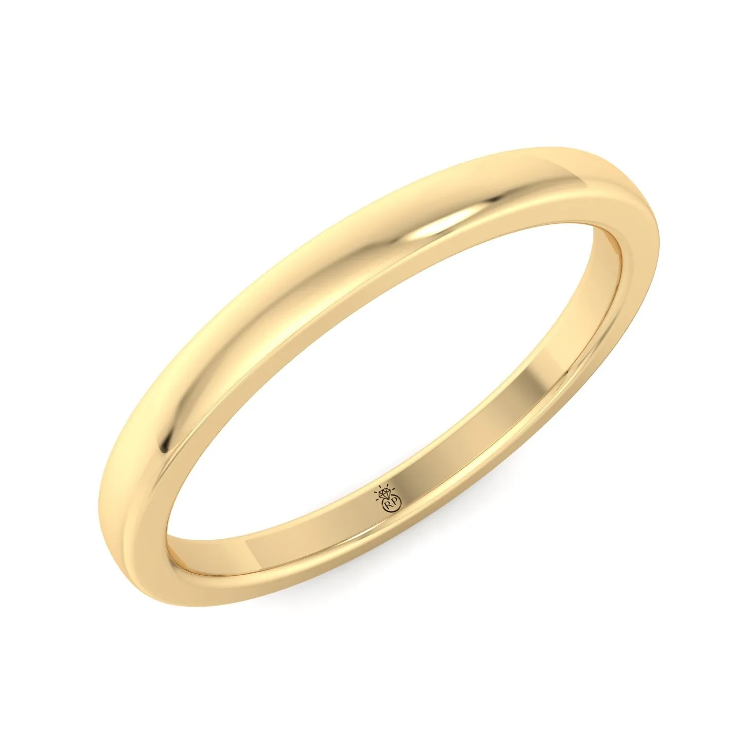 Naples - 3mm Plain Wedding Band